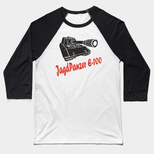 JagdPanzer E-100 Edit Baseball T-Shirt by FAawRay